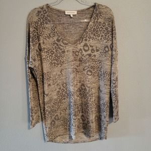 June & hudson animal print small top